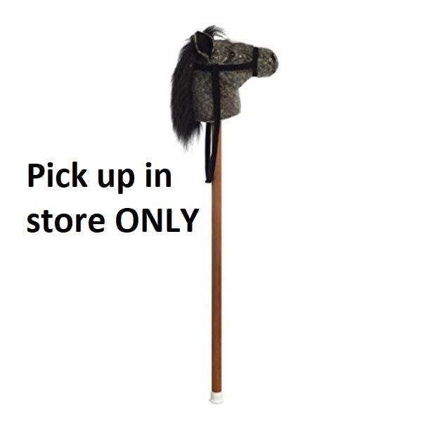 37" Jack Dark Dapple Horse Stick Horse