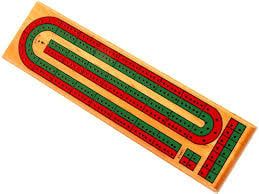 2 Track Cribbage (colors) 13&quot;
