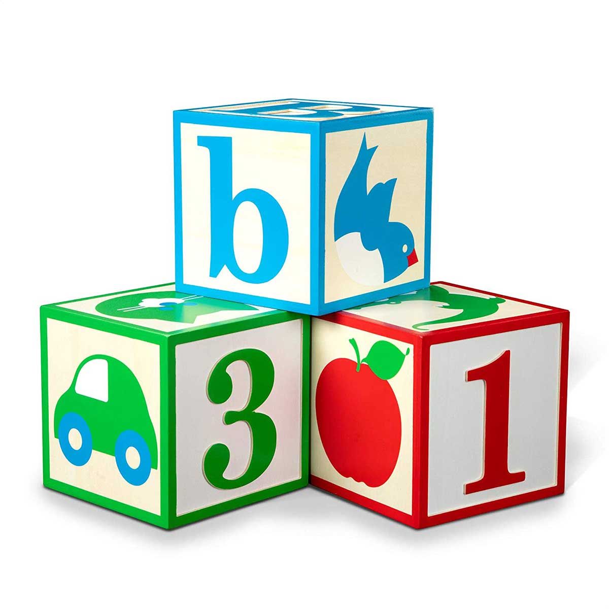 Jumbo ABC-123 Blocks - Classic