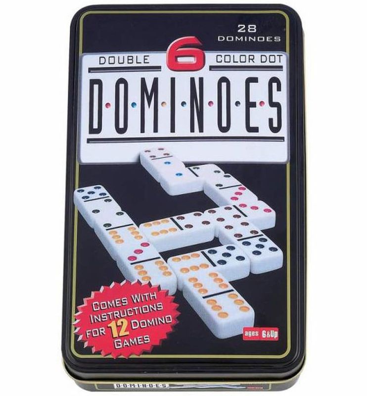 Double 6 Dominoes (tin)