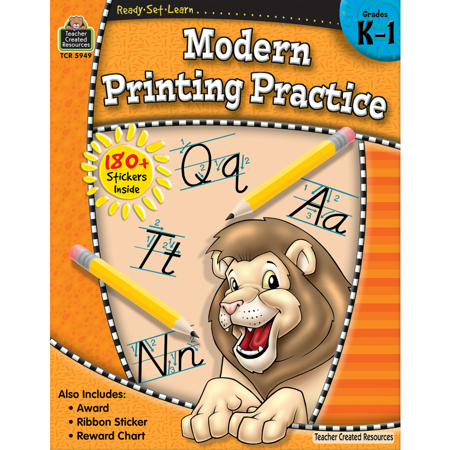 Kindergarten- First Grade Modern Writing Practice
