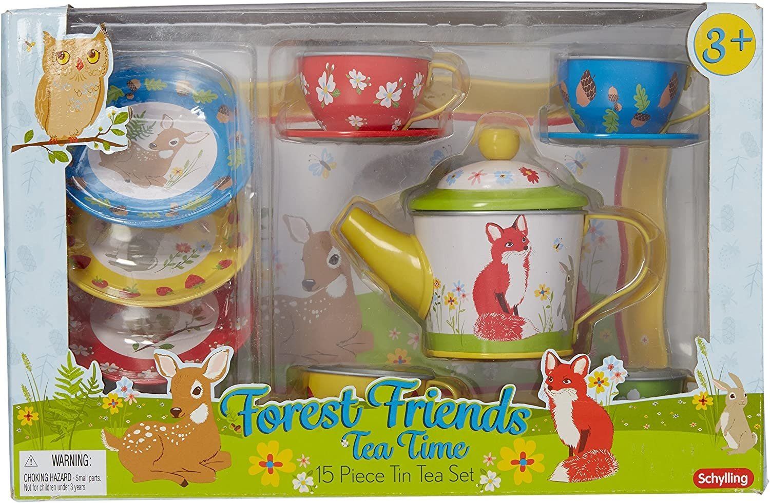 Forest Friends Tin Tea Time Set