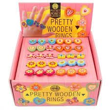 Pretty Wood Rings