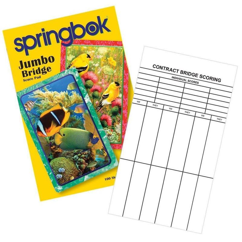Jumbo Bridge Score Pad