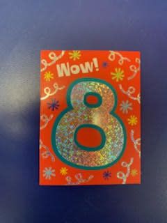 8 Yr Old Mini Birthday Card