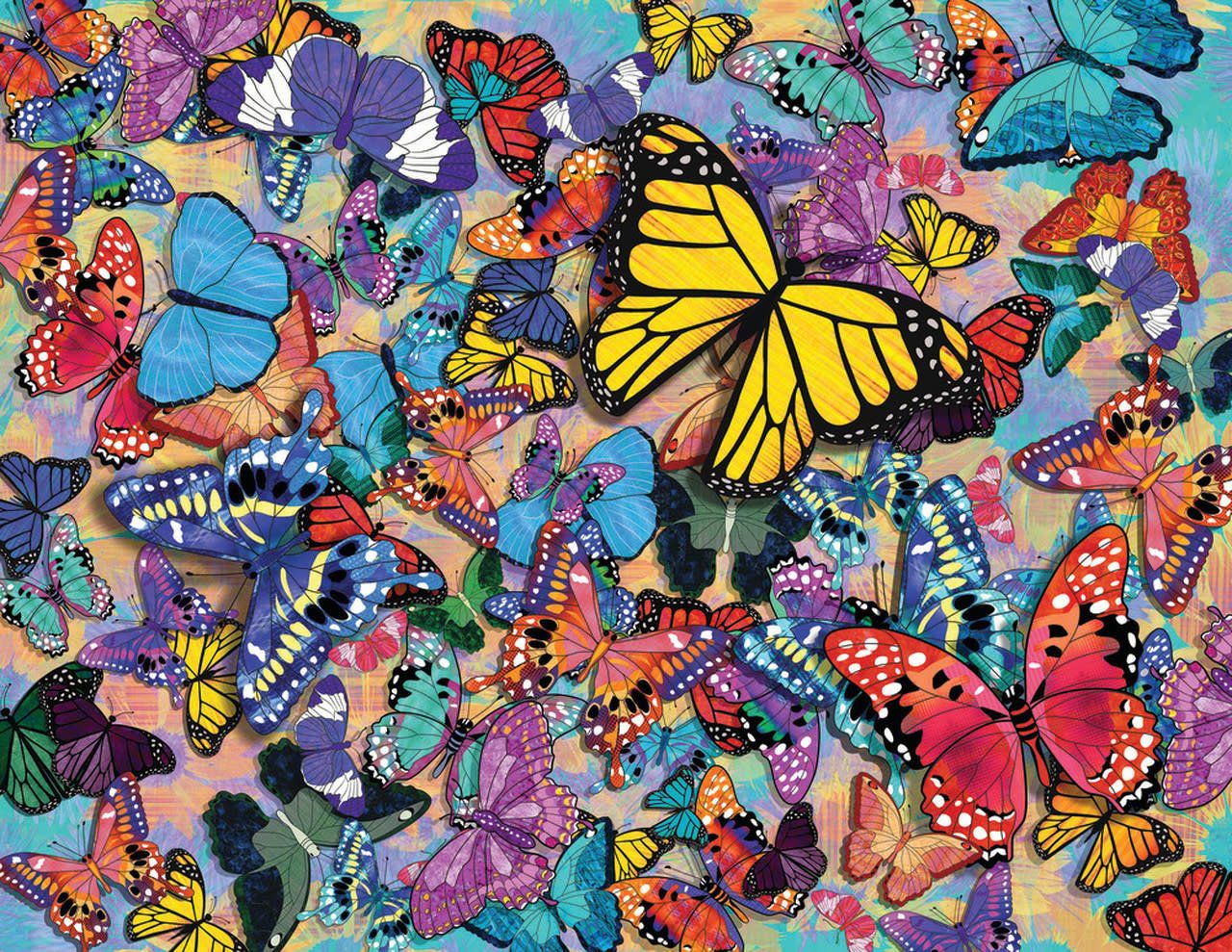 Butterfly Frenzy 500 pc