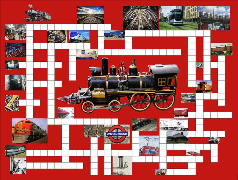Riding the Rails: 2 Classic Puzzles in 1 500 pc