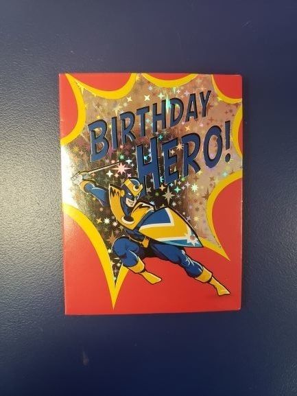 Birthday Hero Mini Card