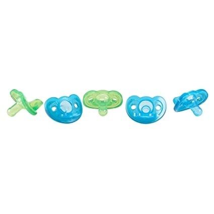 Gum Drop Pacifiers 5 pack Blue Green
