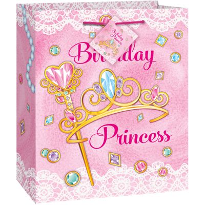 Party Bag Pink Crown