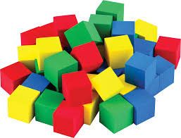 3/4 Inch Foam Cubes 40pc