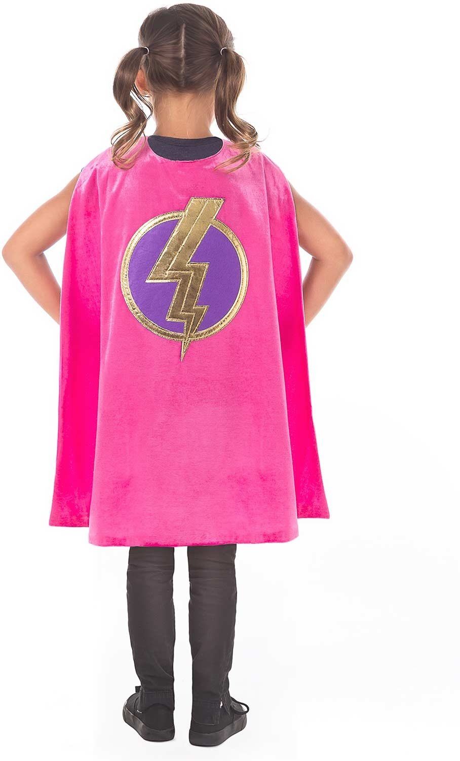 Pink Hero Cape &amp; Mask Set