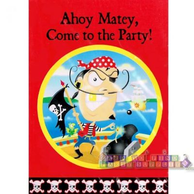 Birthday Invitations Pirate