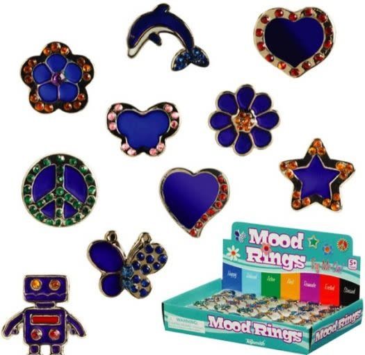 Rhinestone Mood Ring (Star)