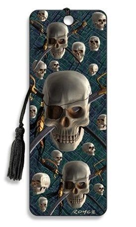 Pirate Skull Card and 3D Bookmark