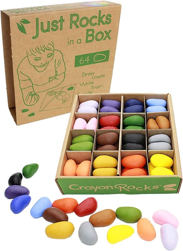 Just Rocks in a Box 64 count 32 Colors