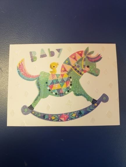 Rocking Horse Baby Mini Card