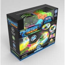 Twister Tracks 11 feet Neon Glow Track  1 Green Race Car