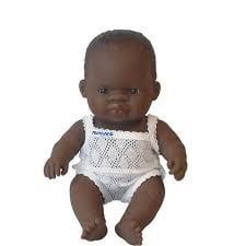 6&quot; Anatomically Correct New Born African American Boy