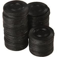 Poker Chips Black 100 pc