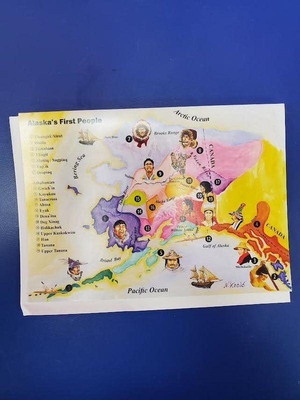 Alaska&#39;s First People Map Card