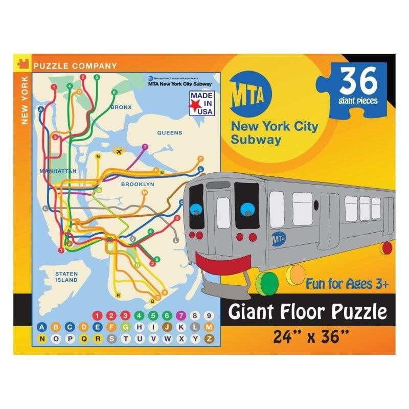New York Subway Map Kids 36 pc