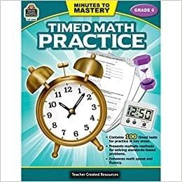 Timed Math Practice Grade 6
