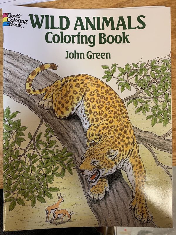Wild Animals Coloring Book - John Green