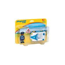 Policeman with Police Car 9384
