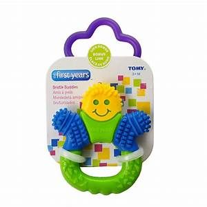 Bristle Buddy Teether Green