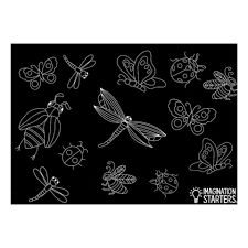 Chalkboard Placemat Bugs