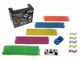 Twister Tracks  11 feet Neon Glow Track  1 Police Car