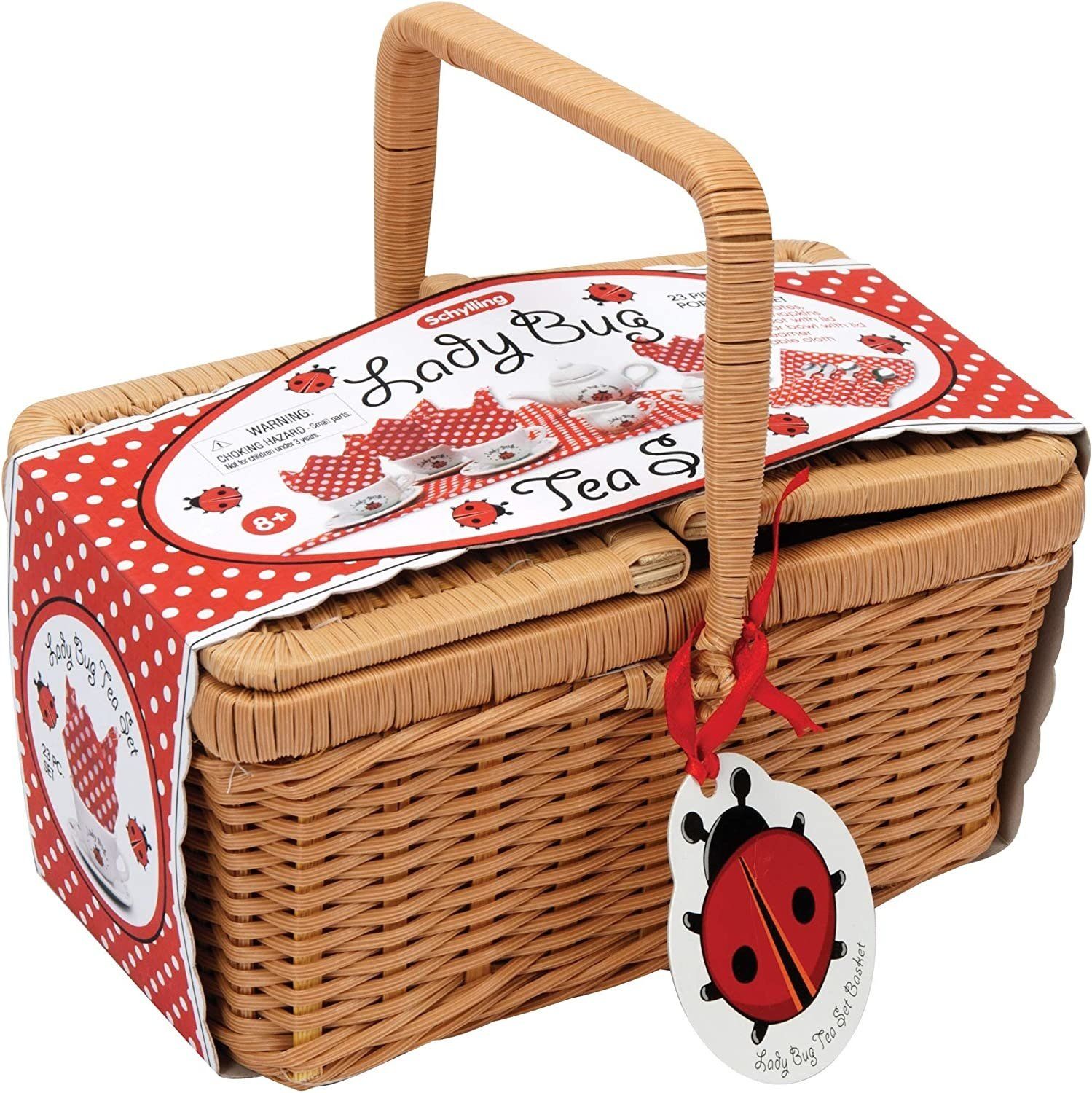Ladybug Teaset Basket