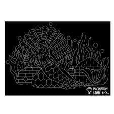 Chalkboard Placemat Mermaid