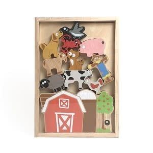 Balance Barn  Farm Playset &amp; Stacking Game