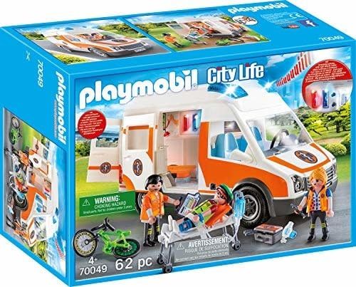 Ambulance with Flashing Lights 70049