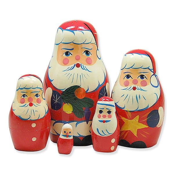 Christmas Santa Nesting Doll