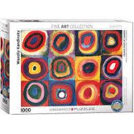 Color Study of Squares 1000 pc