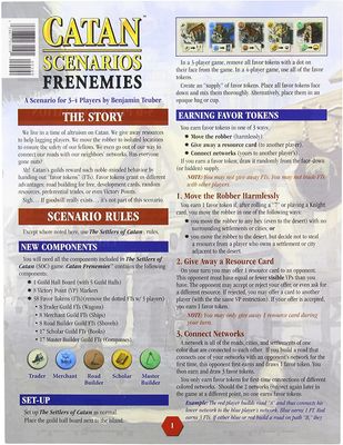 Catan Scenario Frenemies