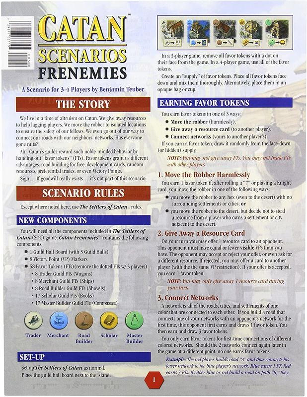 Catan Scenario Frenemies