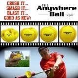 Anywhere 3&#39;&#39; Yellow Baseball (Pack of 6)