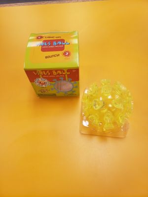 Virus Hand Wash Helper Ball Yellow