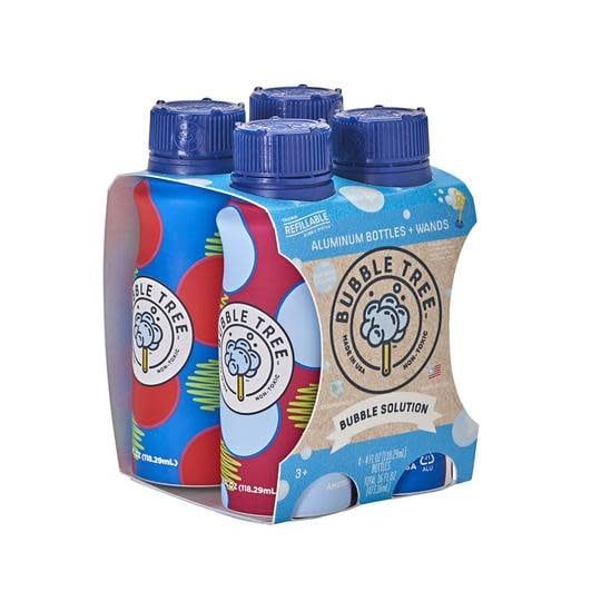 4 Pack Bubble Solution 4 oz Bottles