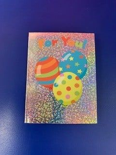 Foil: Balloon Enclosure Card