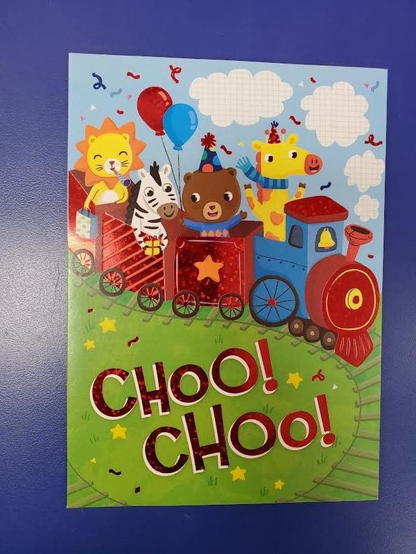 Choo Choo Birthday Card