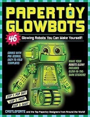 Paper Toy Glowbots Book