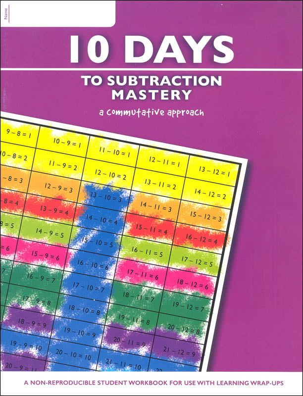 10 Days to Subtraction Workbook and Wrap-Up Combo