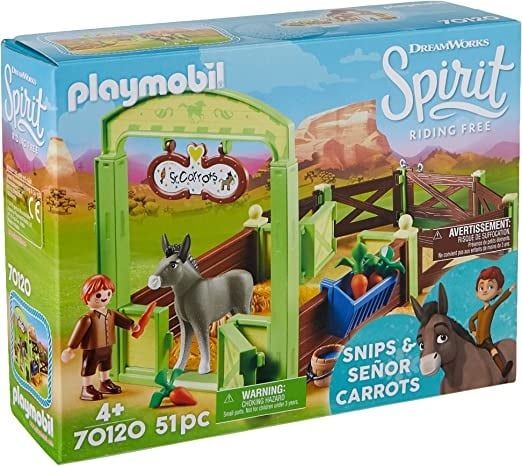 Snips &amp; Senor Carrots with Horse Stall 70120