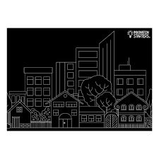 Chalkboard Placemat City