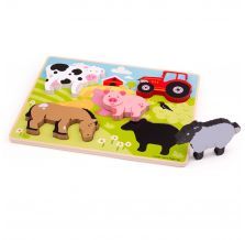 Chunky Lift Out Farm Puzzle